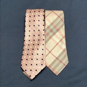 Pink ties